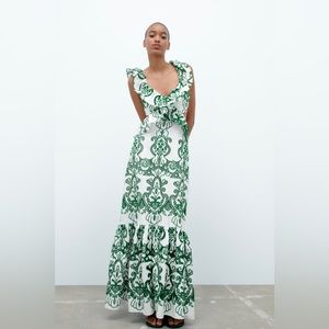 Zara ruffled dress limited edition NWT